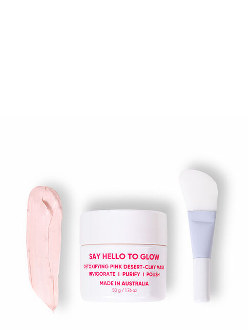 SAY HELLO TO GLOW Detoxifying & Collagen Boosting Mask